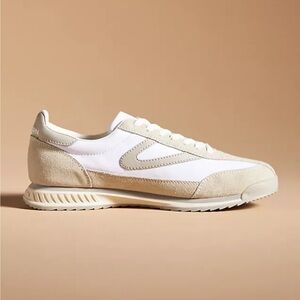 Tretorn women’s Rawlins 2.0 low top suede sneaker white beige size 7